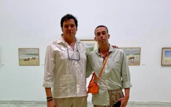 2024. 01. 12 FOTO DE CALLEJA CON ADRIÁN FERRERAS