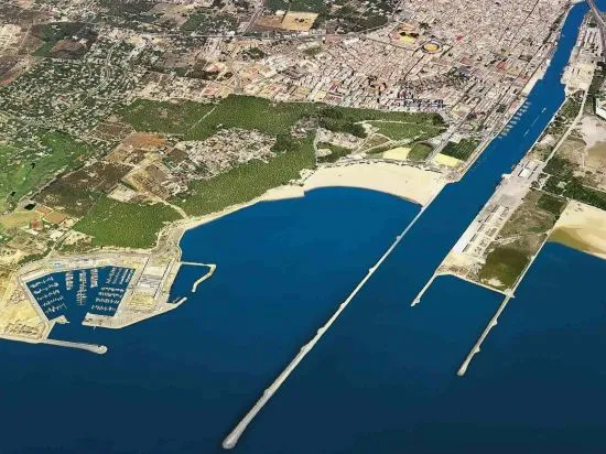 El Puerto, vista aérea.