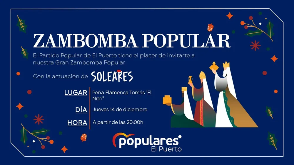 2023. 12. 11 CARTEL GRAN ZAMBOMBA POPULAR