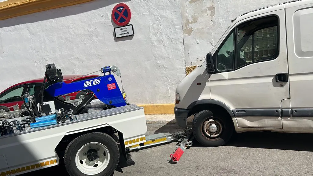 vehículo sustraído