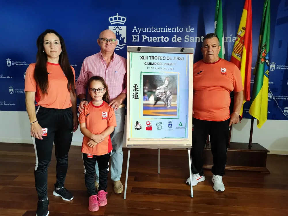 2024. 06. 12 FOTO PRESENTACIÓN CARTEL TROFEO JUDO CIUDAD DE EL PUERTO