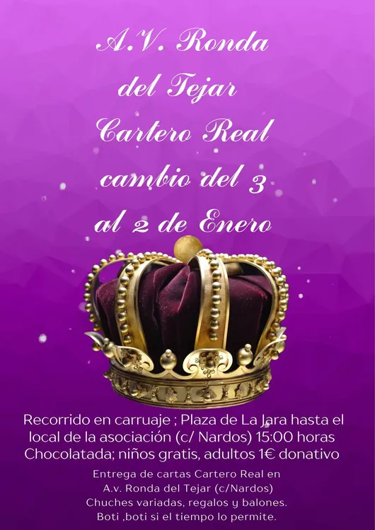 2026.01.02 CARTEL CARTERO REAL EN RONDA DEL TEJAR