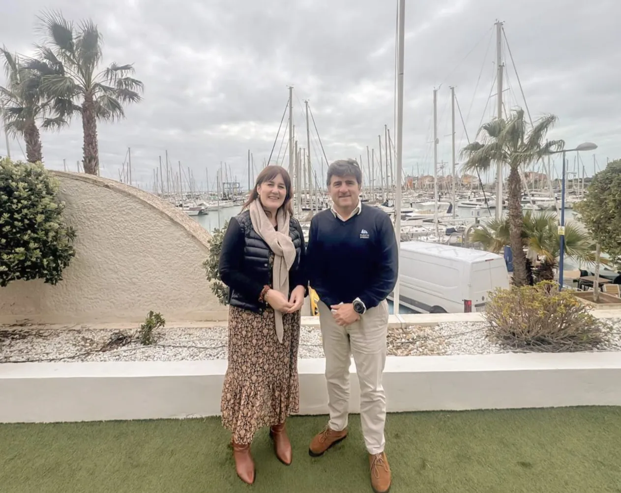 2026.02.20 FOTO DE OLGA DE NAVAS CON NICOLÁS FIGUERAS