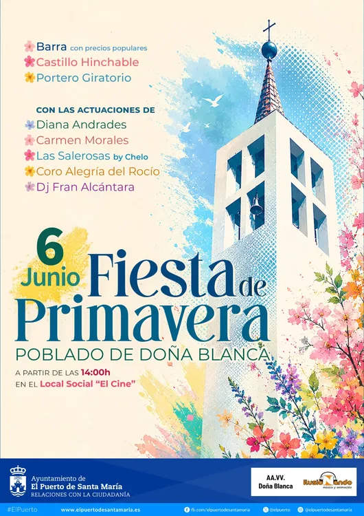 Cartel Fiesta de Primavera Poblado de Doña Blanca