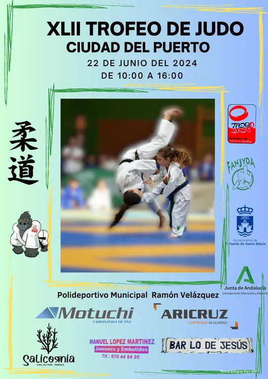 2024. 06. 13 CARTEL DE TROFEO DE JUDO CIUDAD DE EL PUERTO