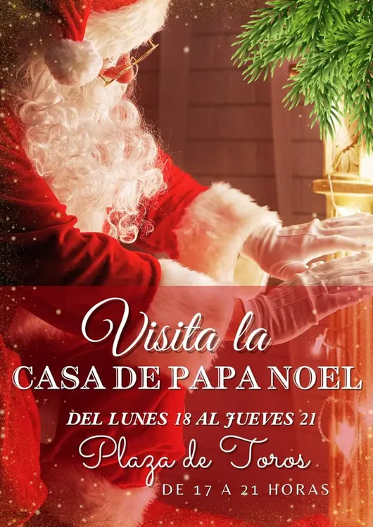 2023. 12. 17 CARTEL VISITA A CASA DE PAPÁ NOEL