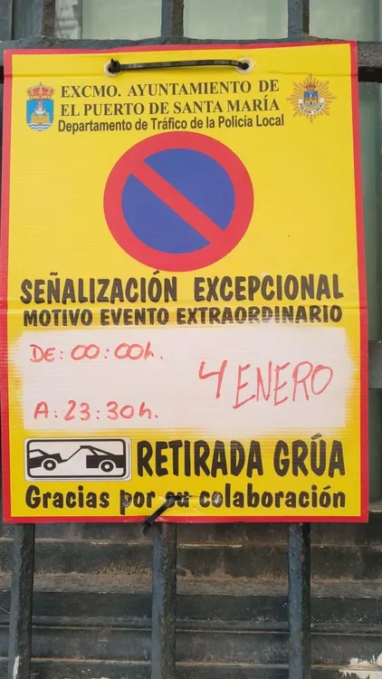 SEÑALIZACIÓN EXCEPCIONAL POLICÍA