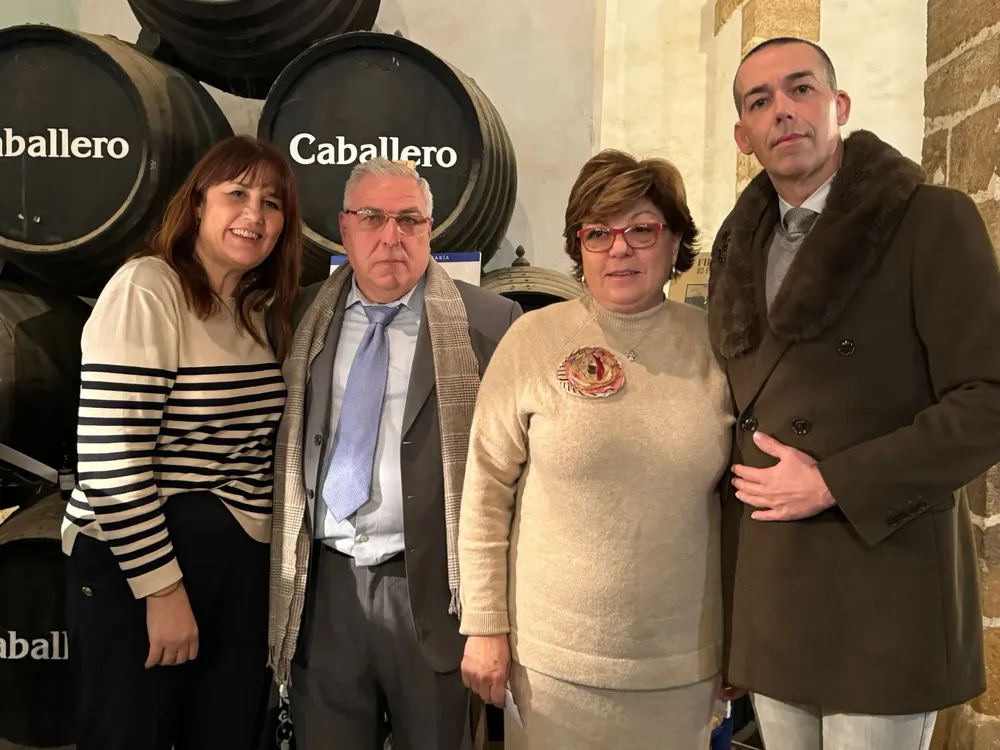 2024. 01. 12 FOTO DE CALLEJA Y OLGA DE NAVAS CON NANI Y MAMEN SERRANO