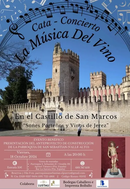 2024.10.09 CARTEL CATA CONCIERTO PRO PARROQUIA SAN SEBASTIÁN