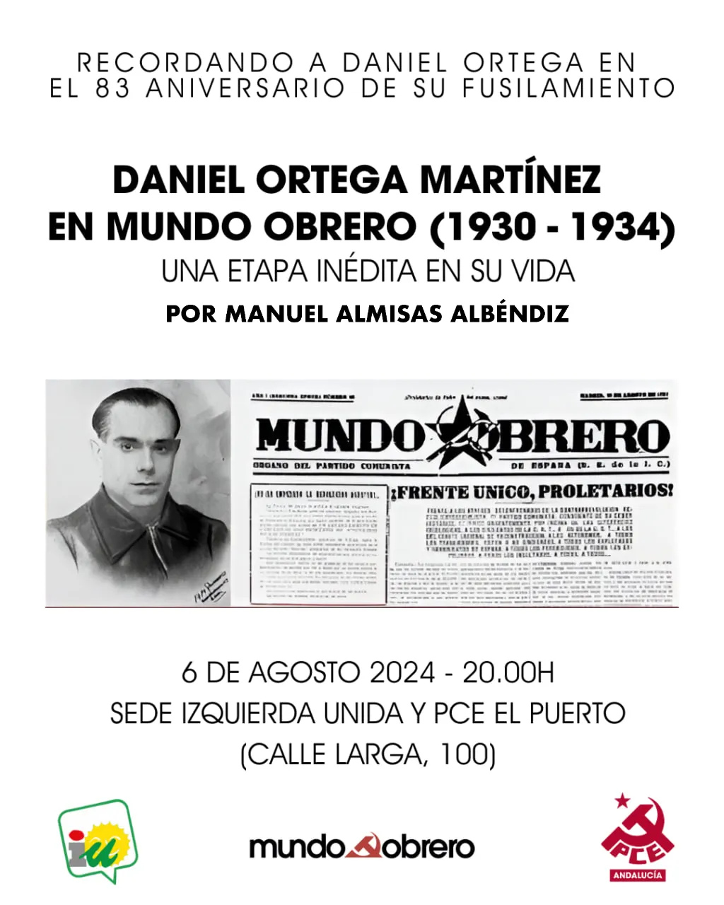 daniel ortega martinez en mundo obrero