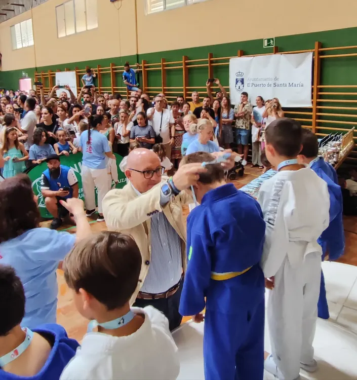 2024. 06. 22 FOTO ENTREGA DE MEDALLAS TROFEO DE JUDO CIUDAD DE EL PUERTO