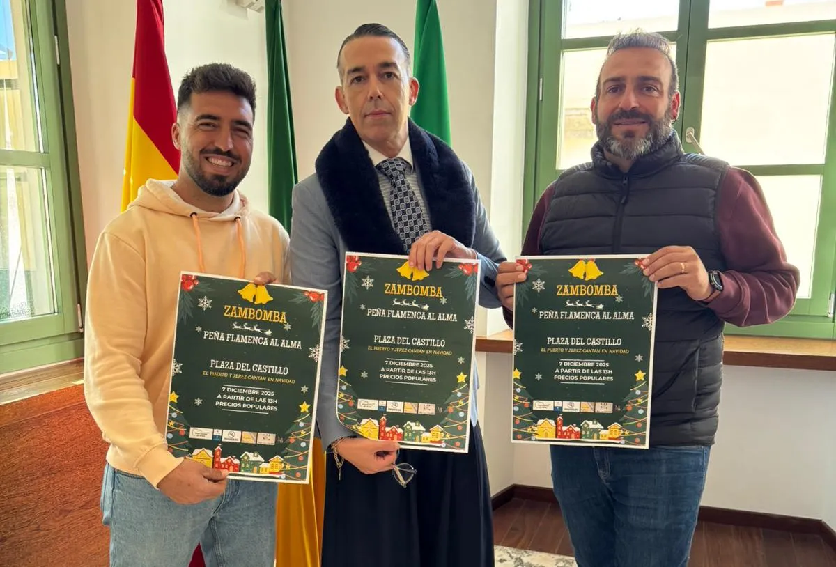 2025.11.21 FOTO PRESENTACIÓN ZAMBOMBA EN PLAZA DEL CASTILLO