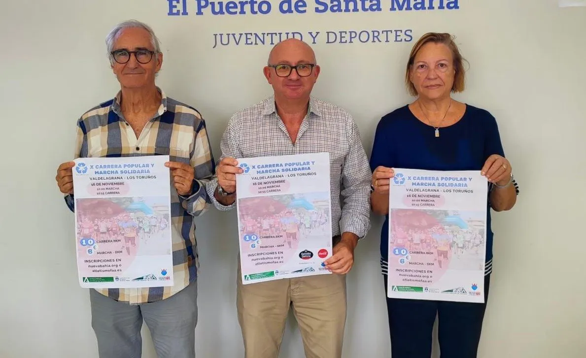 2025.11.05 FOTO PRESENTACIÓN CARTEL CARRERA POPULAR Y MARCHA ONG NUEVA BAHÍA