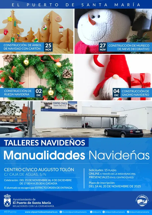 2025.11.14 FOTO CARTEL MANUALIDADES NAVIDEÑAS