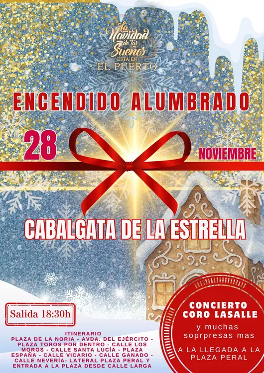 Cartel alumbrado y Cabalgata de la Estrella