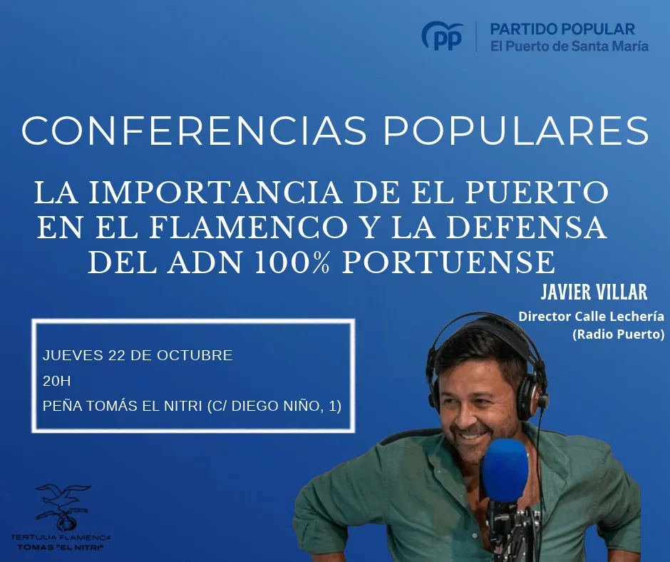 2026.10.19 CARTEL CONFERENCIA JAVI VILLAR