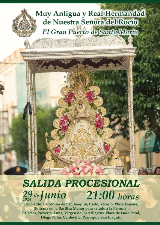 2024. 06. 17 CARTEL SALIDA PROCESIONAL ROCÍO DÍA 29