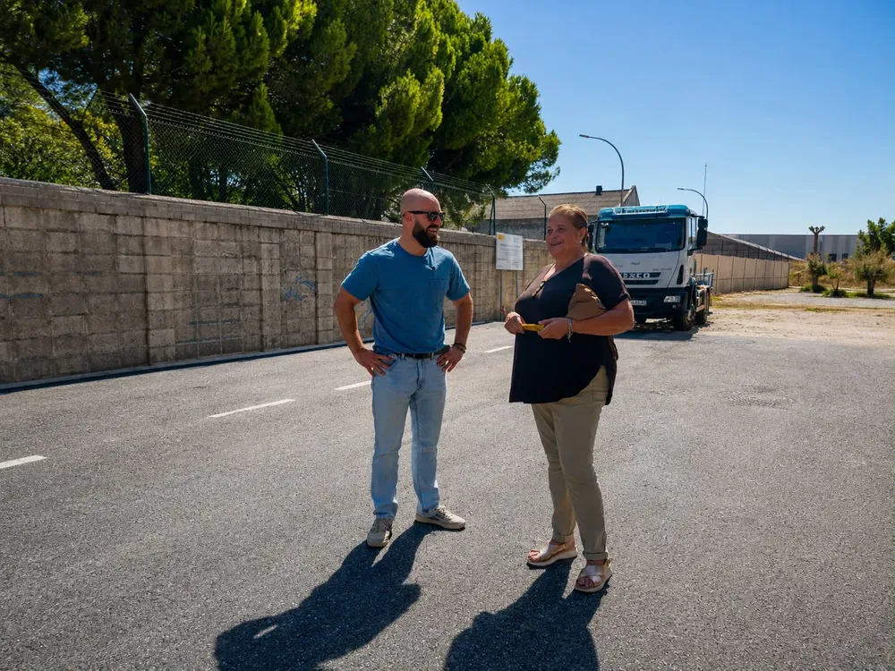 Germán Beardo aparcamiento El Tejar