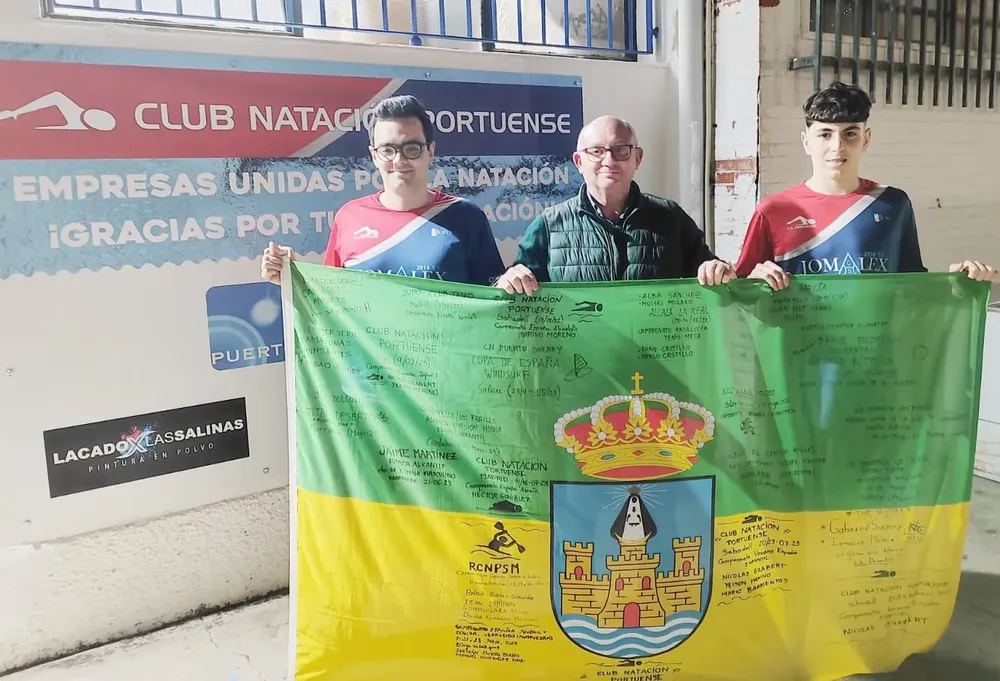 2024. 03. 14 FOTO BANDERA VIAJERA - NATACIÓN