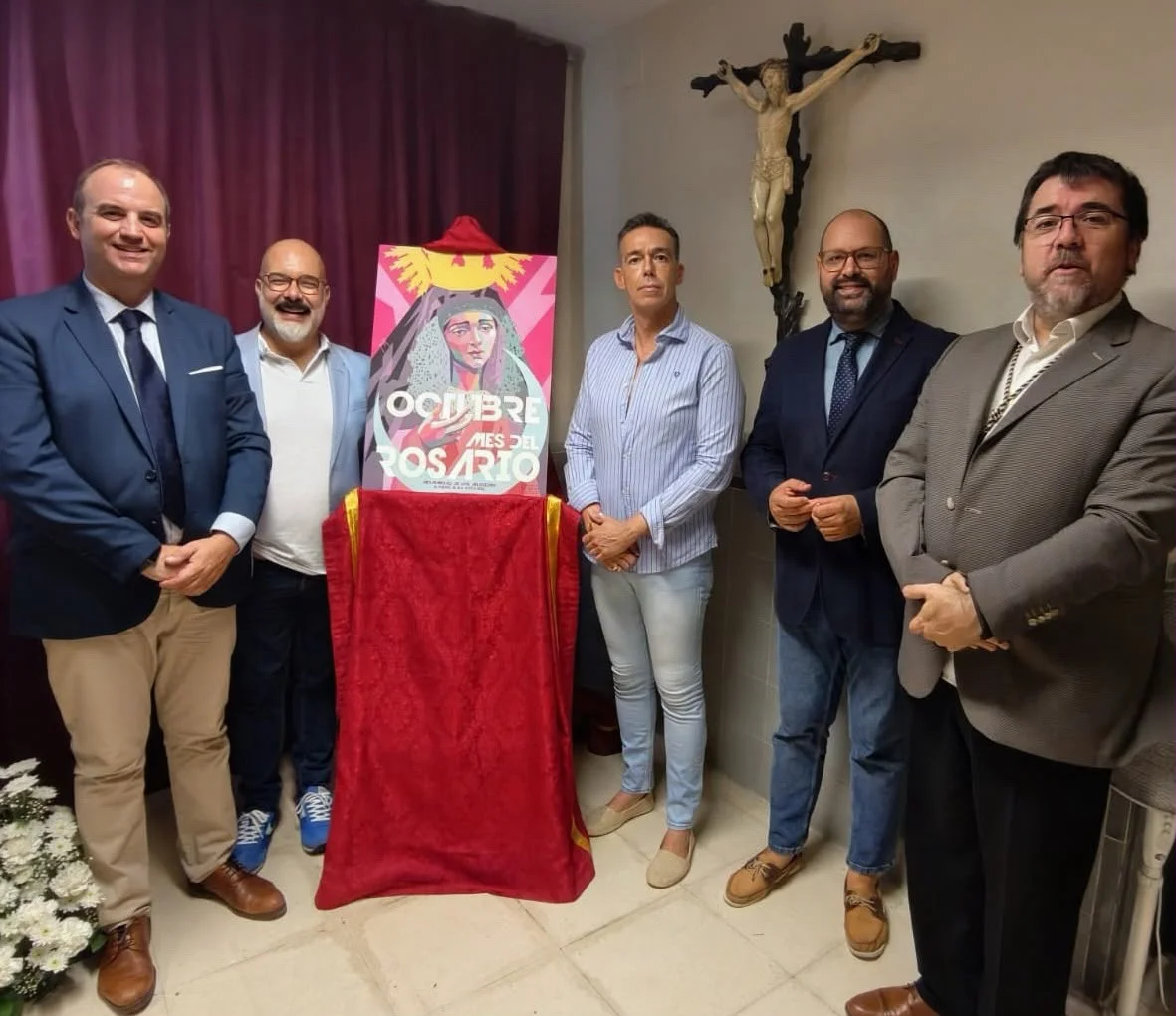 2026.09.19 FOTO PRESENTACIÓN CARTEL VIRGEN DEL ROSARIO