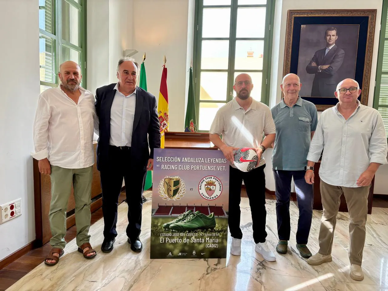 Selección Andaluza Leyendas versus Racing Club Portuense Veteranos