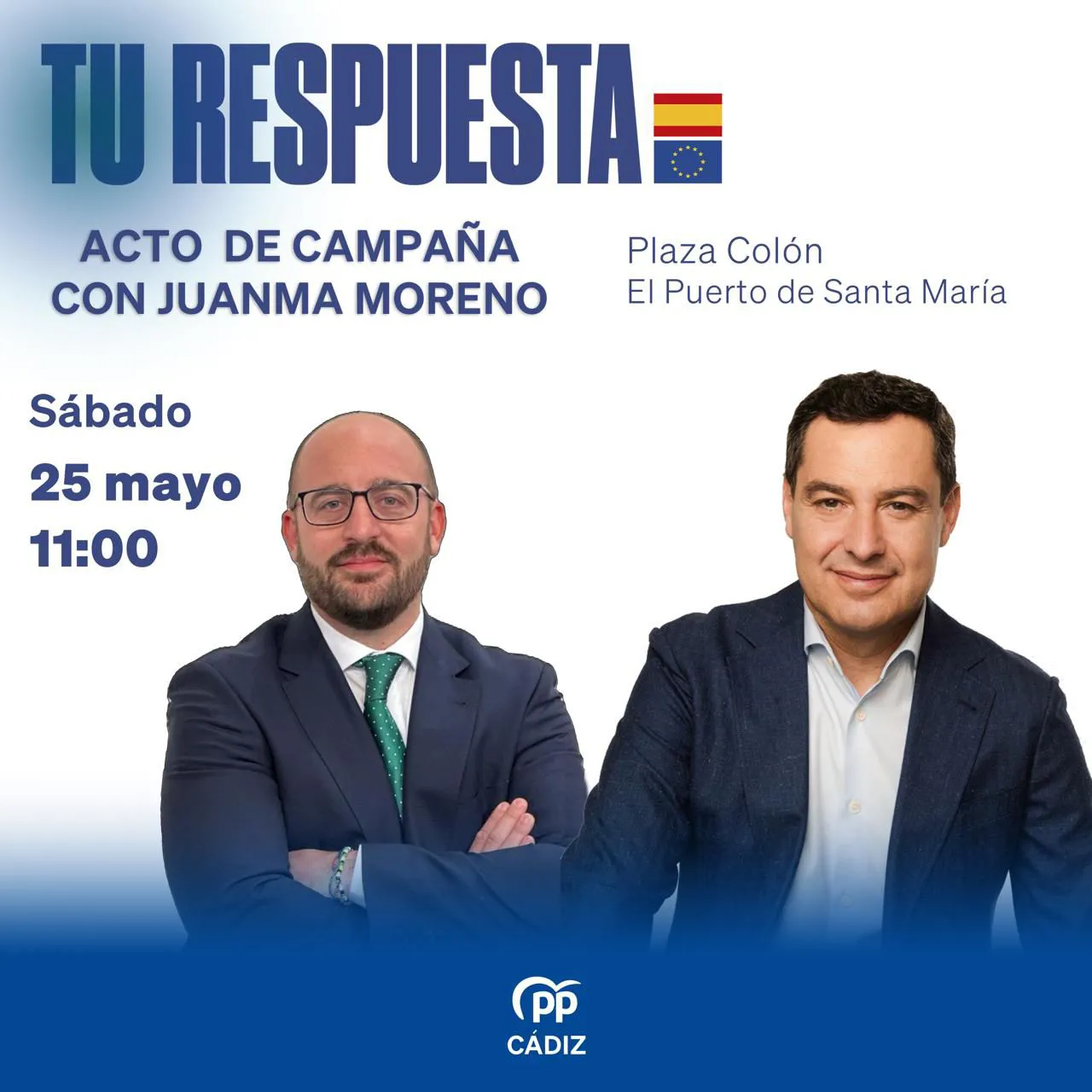 2024. 05. 23 CARTEL ACTO DE CAMPAÑA CON JUANMA MORENO