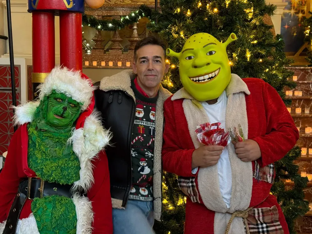 Calleja, Grinch y Shrek