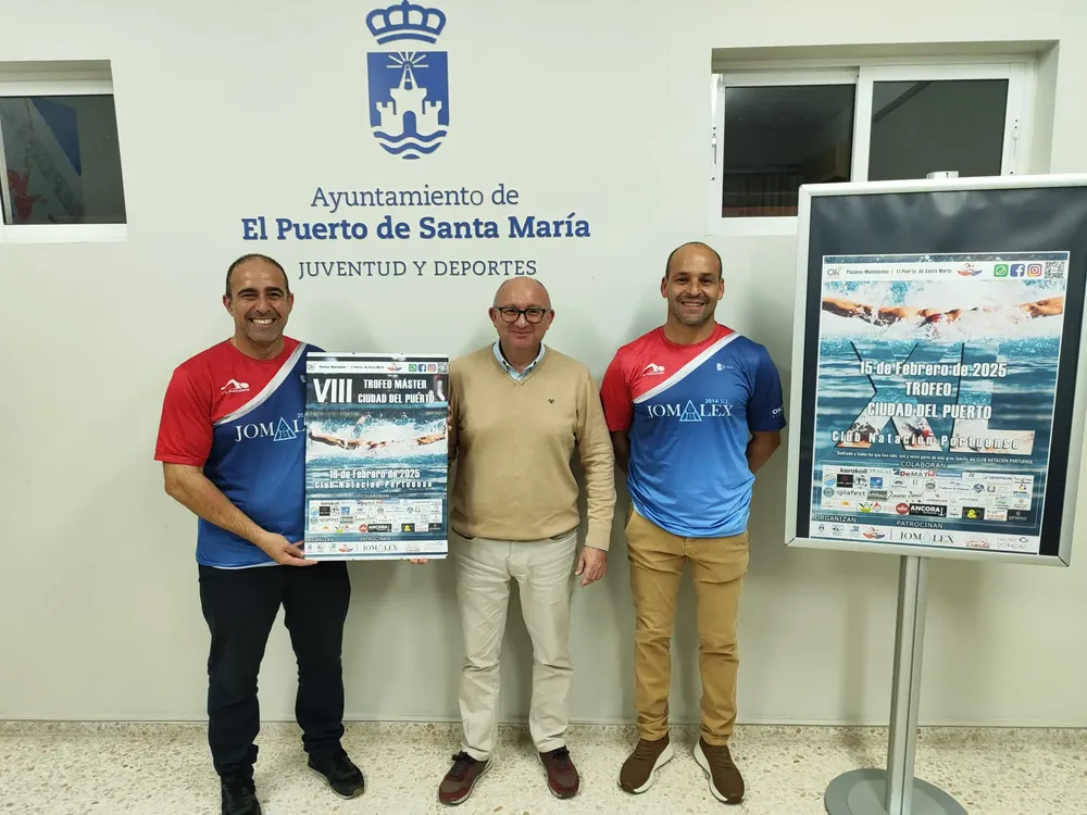 2025.01.14 FOTO PRESENTACIÓN DOS CARTELES CLUB NATACIÓN PORTUENSE